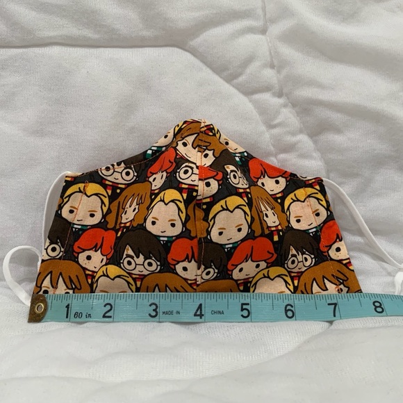 Handmade Harry Potter Face Mask adjustable straps - Picture 3 of 5